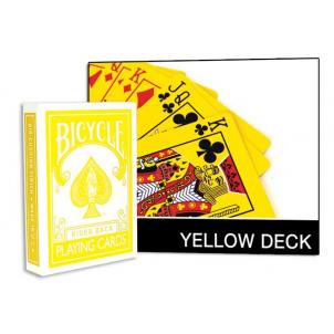 Yellow Reversed Back Bicycle Deck