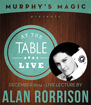 Alan Rorrison At the Table Live Lecture #1 (DVD or Instant Download)