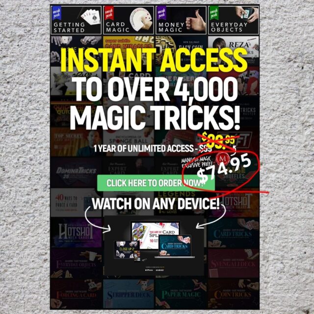 Master Magic Tricks: ONE ENTIRE YEAR OF MAGIC!