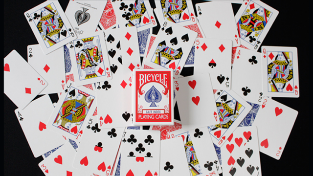 Gaff Index Deck (Bicycle with Online Tutorial)