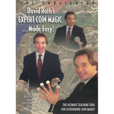 Expert Coin Magic Made Easy by David Roth (3 Volume Download Set)