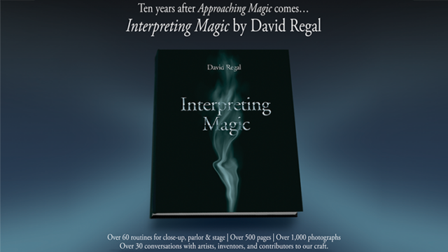 Interpreting Magic by David Regal Book