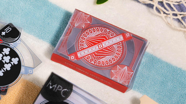 Red Transparent Playing Cards