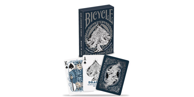 Silver Dragon Playing Cards (Bicycle)
