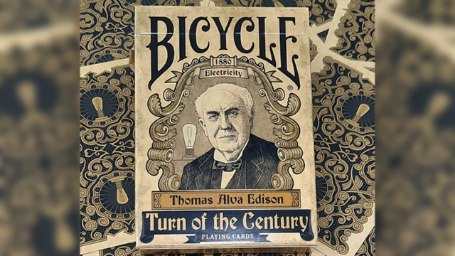 Turn of the Century (Electricity) Bicycle Playing Cards