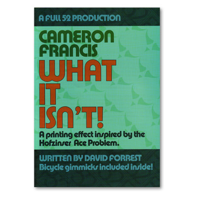 What It Isn't by Cameron Francis