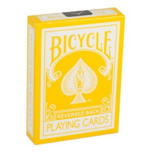Yellow Reversed Back Bicycle Deck