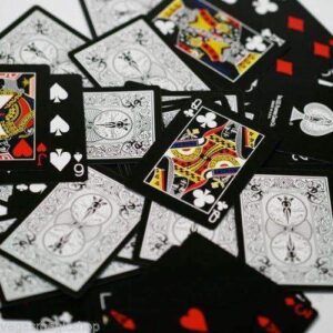 Black Reversed Back Bicycle Deck