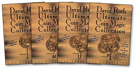 David Roth Ultimate Coin Magic V1-4 DVD Bundle