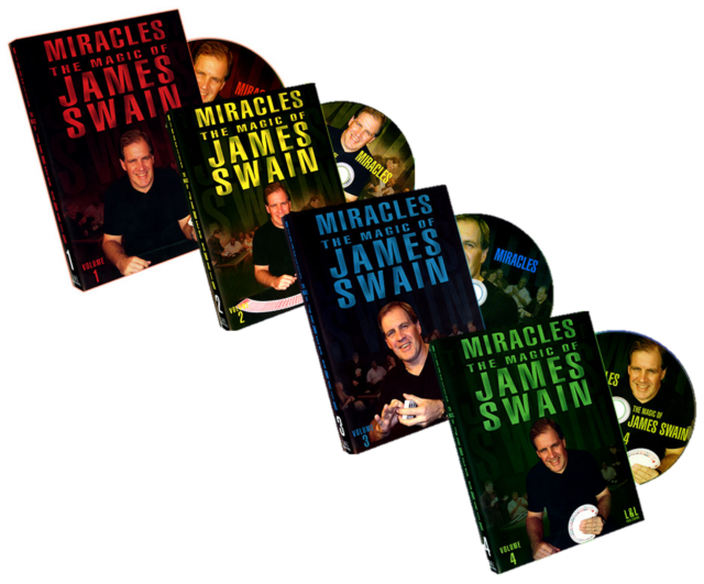 Miracles- The Magic of James Swain V1-4 DVD Bundle