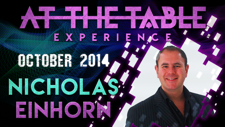 Nicholas Einhorn At The Table Live Lecture- October 22nd 2014 (Instant Download)