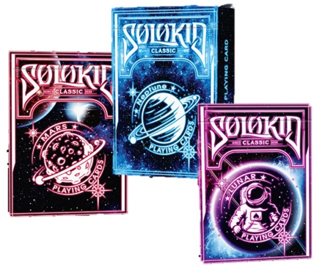 Planet Playing Cards (Lunar, Mars, or Neptune) by Solokid