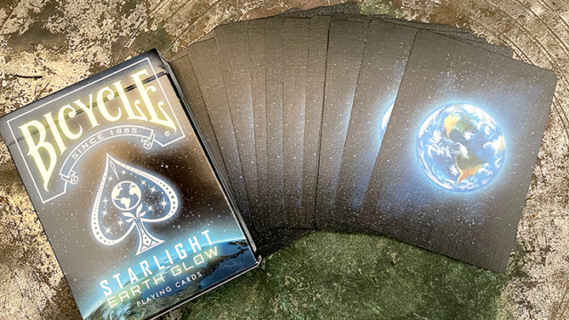 Starlight Earth Glow Bicycle Playing Cards