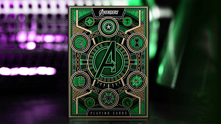 Avengers: Infinity Saga Playing Cards (Green) by Theory11