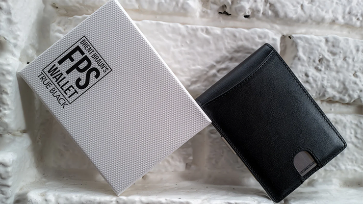 FPS Wallet True Black Leather (Gimmicks and Online Instructions) by Magic Firm