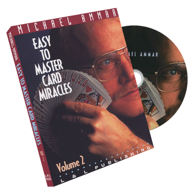 Easy to Master Card Miracles V2 (DVD and Gimmicks) by Michael Ammar