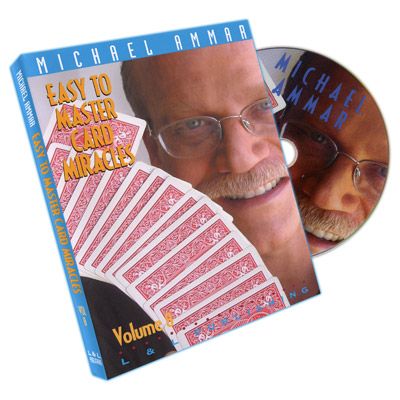 Easy to Master Card Miracles V8 by Michael Ammar DVD