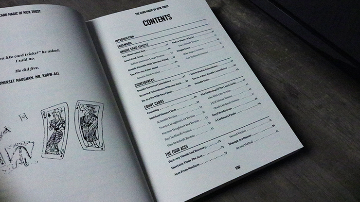The Card Magic of Nick Trost Book