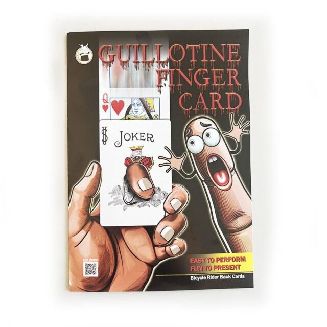 Guillotine Finger Card
